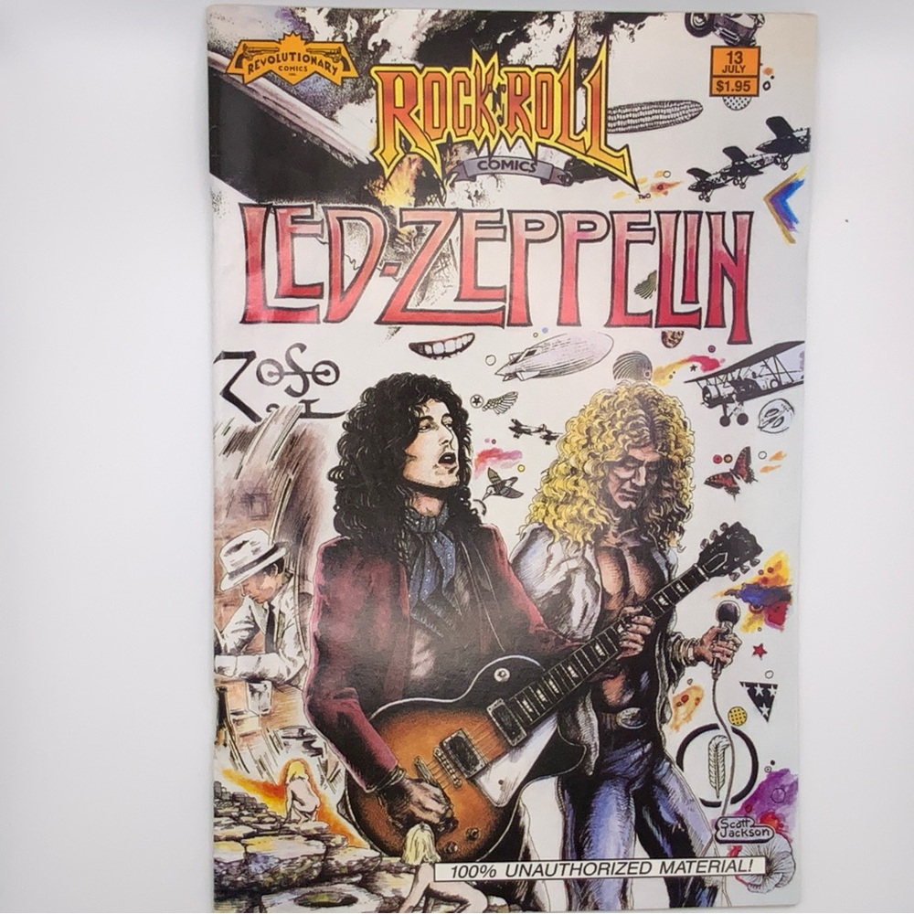 Vintage 1990 Rock N Roll Comics - Led Zeppelin